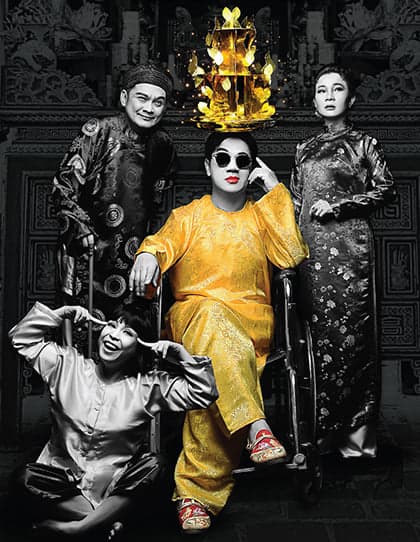 Poster vở kịch ''Cậu Đồng'' đang được diễn tại Sân khấu kịch IDECAF